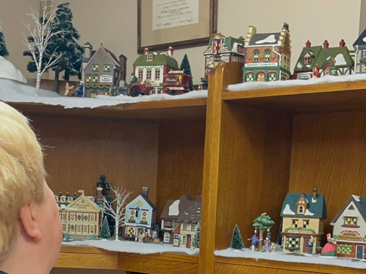 Local Business – 370pc Winter Village at Redbud Insurance